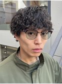 仙台波巻きパーマツイストスパイラルパーママッシュ刈り上げ30代
