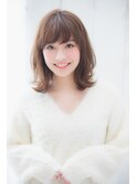 愛されミディアム/顔まわりカット/似合わせカット/伸ばしかけ
