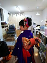 ロカット サロン(Roquat Salon)&nbsp;七五三モダンヘアアレンジ【ヘアメイク　立川/立川南口/八王子】