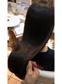 ツヤ感☆触れたくなるしなやかストレートロング【es hair金山 】
