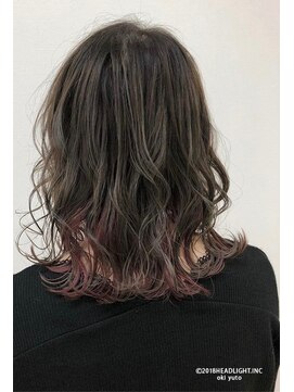 モアナ バイ ヘッドライト 駒沢大学店(Moana by HEADLIGHT) インナーカラー☆ピンク☆ヴァイオレット