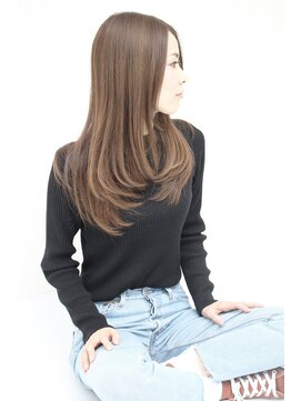 マーズ ナチュール(Mars natur) ロングレイヤーストレートミルクティー