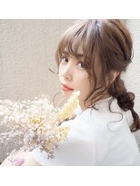 ブルームス アンジュ(Blooms Unge) カジュアル編みおろしアレンジ