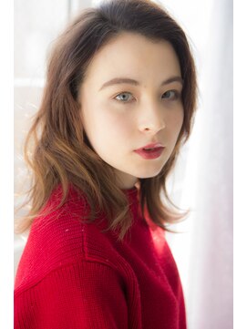 ミエル ヘア 新宿(miel hair) 【miel hair新宿】～ゆるふわ大人の無造作かき上げスタイル