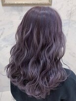 ラフューネ(Raffune)&nbsp;パープルガーネット/セミロング/ツヤ感