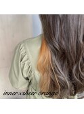 [+1unluke]2025-SS/inner×sheer orange