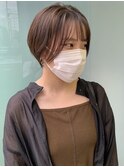 首元すっきりショートボブ