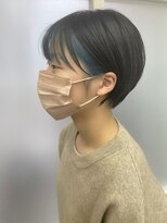 フレーム ヘア ルーム 天王寺駅前店(FRAME hair room)&nbsp;インナーカラー/丸みショート/顔まわりインナーカラー