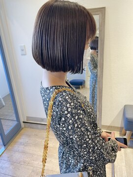 メルト 吉祥寺(melt) 大人可愛いミニボブ小顔ナチュラルボブ人気ベージュカラー