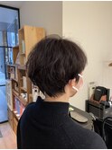 外ハネボブ/ペールベージュ[髪質改善/ヘッドスパ白髪染め/新宿】