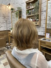 ラトゥールヘアーウィズ 東加古川店(LATOUR hair with) ミルクティーベージュ（1ブリーチ必須）