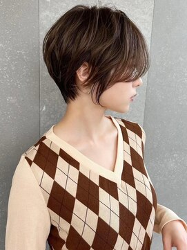 ロンドエニカ 大宮(Lond enika) 黒髪カタログ/ショート/オリーブグレー/小顔に見せるヘア/大宮