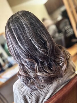 ヘアーコレット(hair Colet) ハイライトベージュミディアム