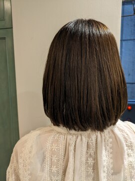 ヘアサロン ナノ(hair salon nano) ナチュラルベージュボブ