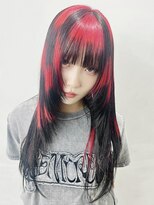 レコ 渋谷(LECO)&nbsp;コントラストハイデザインシャギーロングレイヤー