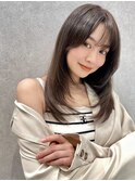 イメチェン/似合わせカット/フルバング/レッドブラウン/幡ヶ谷