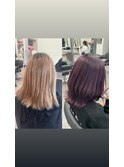ハイトーンラベンダーカラー高知美容院