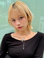 グリーン 町田(green)&nbsp;【ケアブリーチ】切りっぱなしボブ×レイヤー