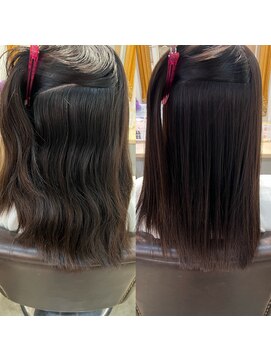 トムヘアーデザイン 楠葉店(TOM HAIR DESIGN) 艶髪／艶髪ストレート／髪質改善ストレート／縮毛矯正