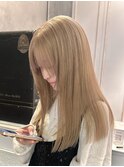 H【eitf】　原宿　表参道/ミルクティーベージュ/ブリーチカラー