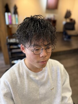 クラッキ ヘアークリエイション(CRAQUE hair creation) 波巻きパーマ×スパイラルパーマ
