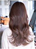 ☆レイヤーカット毛先ワンカールくせ毛風カール薄めバングデジパ