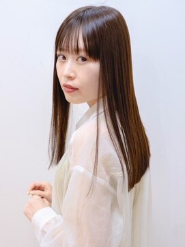 エミュ 伏見 国際センター(emu) ナチュラルストレート/エアストレート/マロンブラウン/艶髪