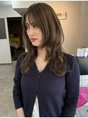 ロング×ハッシュカット