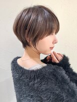 アンド ストーリーズ(&STORIES)&nbsp;前髪あり耳掛け丸みくびれ大人ショートボブ20代30代40代50代＊