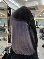 ラピス 渋谷本店(Lapis)&nbsp;インナーカラー/ホワイトラベンダー/レイヤーカット/髪質改善