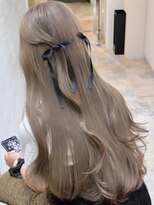 ニトバイアンキシム(nit by ahnkism)&nbsp;韓国風ミルクティーベージュケアブリーチ堀江