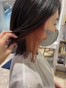 ケンジ 平塚 アネッタ(KENJE annetta) ミディアムヘア/デザインカラー/フェイスフレーミング/平塚