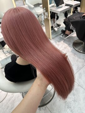 ロンドルピナス 小倉(Lond Lupinus) ミディアムヘア暗めカラー/デザインカラー/フェイスフレーミング