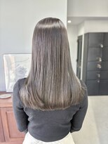 ヘアー アイス 御器所本店(HAIR ICI)&nbsp;ブリーチなしブラウングレージュ秋カラー冬カラー透明感カラー