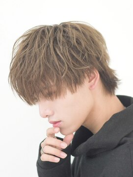 エルマーク 樟葉(L-MARK) ダブルカラー/ブリーチ/ミルクティー/ヘアカラー/men's