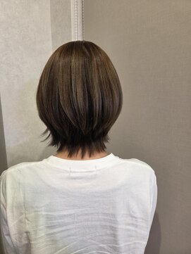 イリエヘア 川口(irier hair) くびれレイヤーグレージュハイライト【薬師神】