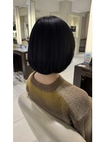 ヘア&エステ ヒロイン 西武池袋店&nbsp;池袋大人上品コンパクトセミロング清潔感ボブ。