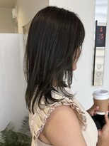 エイチ(H) 50代ハンサムショートショートバレイヤージュクラゲヘアパーマ