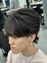 オーバルバイアピッシュ(OVARL by apish)&nbsp;毛流れパーマ/メンズシースルー/フェザーウルフ