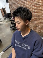 ヴィップルーム(viproom)&nbsp;メンズツーブロックメンズパーマ爽やかメンズショートパーマ