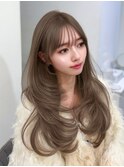 【松澤美穂】透明感モテヘア