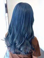 サラジュ 仁川店(SARAJU) 【カラー特化サロン】 ブリーチあり×アイスブルー