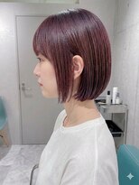 ピークス 千葉店(Peaks)&nbsp;髪質改善/レイヤーショートボブ/20代30代40代50代/顔周りカット