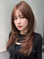 アイティーバイアルバム 八王子店(IT by ALBUM) ロンググレージュ韓国ヘアオリーブベージュ_ba580604