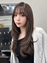 レブ 三条河原町(Reb,)&nbsp;レイヤーカット/顔まわり/ハッシュカット/韓国レイヤー/前髪