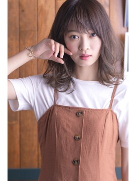 パリオ バイ コレット(Palio by collet) グレージュ×切りっぱなしラフミディ【Palio by collet】