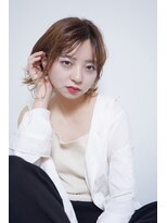 ネオリーブカフ 鶴ヶ峰店(Neolive caff)&nbsp;大人可愛いナチュラル切りっぱなしボブ