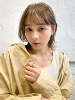 Aラインボブ/マロンベージュ/ニュアンスマッシュ[東銀座/銀座]