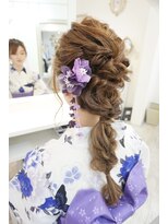 ヘアアンドメイクジップ恵比寿 (Hair＆Make ZIP)&nbsp;浴衣 編みおろし　着付け