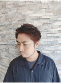 【I'B】20代30代40代◎メンズ×チョコブラウン×フェード